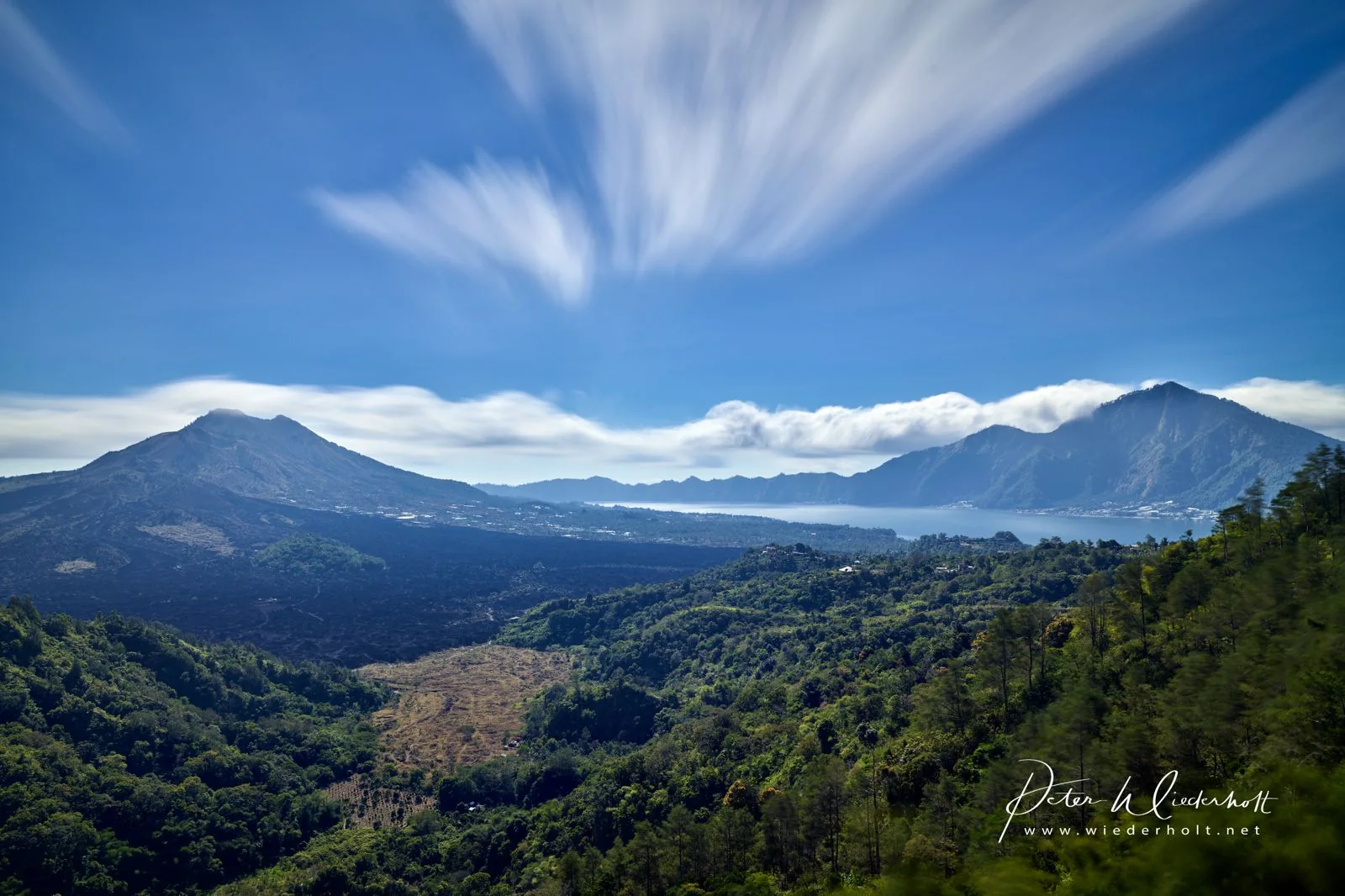 Kintamani sunrise view near Mount Batur photographed by a baseBali Tours guest
